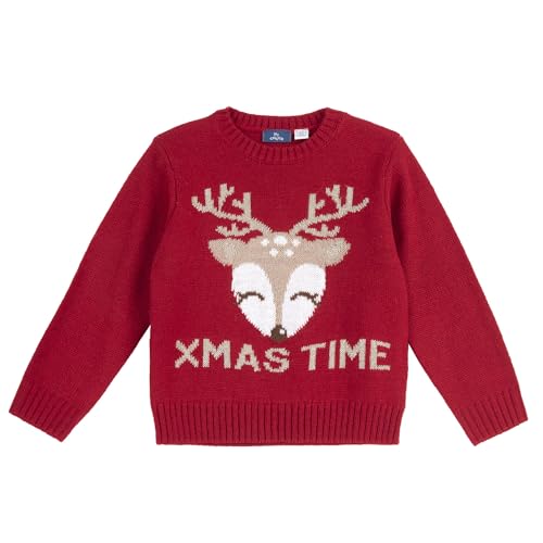 chico Unisex Kinder Weihnachtsstrickpullover Hose, Rot (3), 2A von Chicco