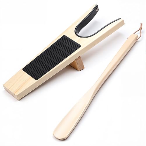 Chicingyou Stiefelheber aus Holz, Stiefelentferner für Cowboystiefel und Holzabzieherhaken für Männer und Frauen, 2 Stück von Chicingyou