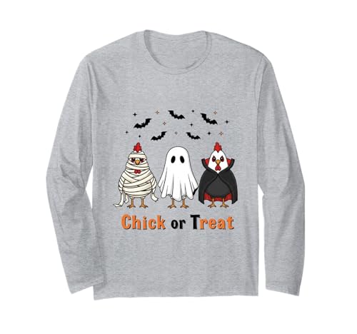 Chick Or Treat Süße Halloween-Lehrerin für Herren und Damen Langarmshirt Chick Or Treat Süße Halloween-Lehrerin für Herren und Damen Langarmshirt von Chick Or Treat Halloween Witch Spooky Chicken