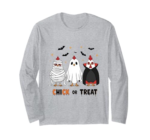 Chick Or Treat Süße Halloween-Lehrerin für Herren und Damen Langarmshirt Chick Or Treat Süße Halloween-Lehrerin für Herren und Damen Langarmshirt von Chick Or Treat Halloween Witch Spooky Chicken