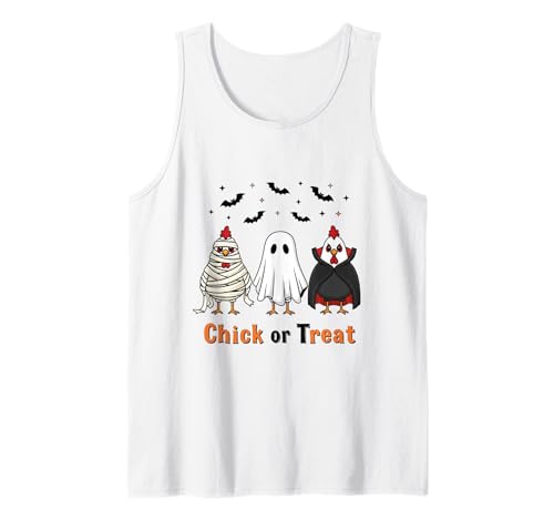 Chick Or Treat Süße Halloween-Lehrerin für Herren und Damen Tank Top Chick Or Treat Süße Halloween-Lehrerin für Herren und Damen Tank Top von Chick Or Treat Halloween Witch Spooky Chicken