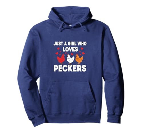 Nur EIN Mädchen, das Peckers Farm Animal Lover liebt Pullover Hoodie Nur EIN Mädchen, das Peckers Farm Animal Lover liebt Pullover Hoodie von Chicken Humor Jokes Funny Homestead Farm