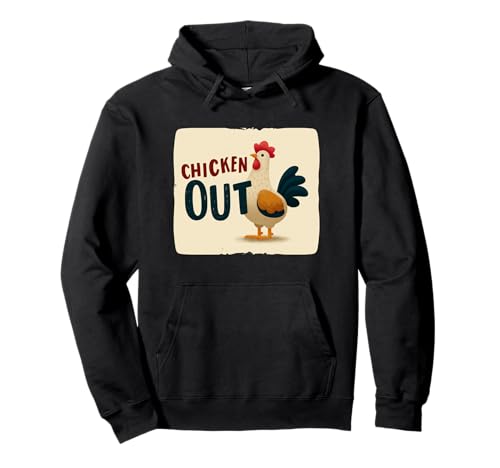 Goofy Chicken Out Emblem für Erwachsene und Kinder Pullover Hoodie Goofy Chicken Out Emblem für Erwachsene und Kinder Pullover Hoodie von Chicken Out Outfit