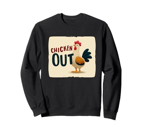 Goofy Chicken Out Emblem für Erwachsene und Kinder Sweatshirt Goofy Chicken Out Emblem für Erwachsene und Kinder Sweatshirt von Chicken Out Outfit