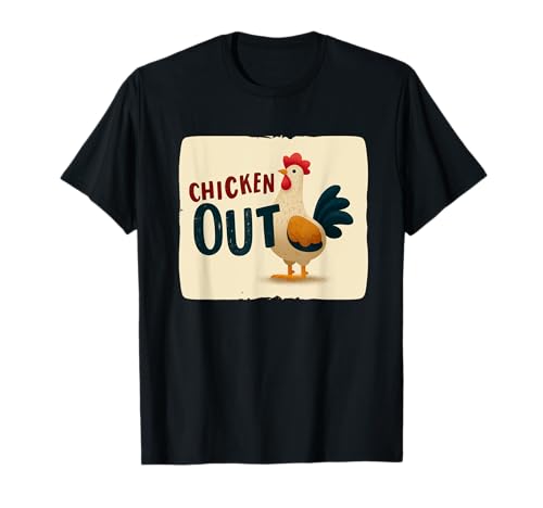 Goofy Chicken Out Emblem für Erwachsene und Kinder T-Shirt Goofy Chicken Out Emblem für Erwachsene und Kinder T-Shirt von Chicken Out Outfit