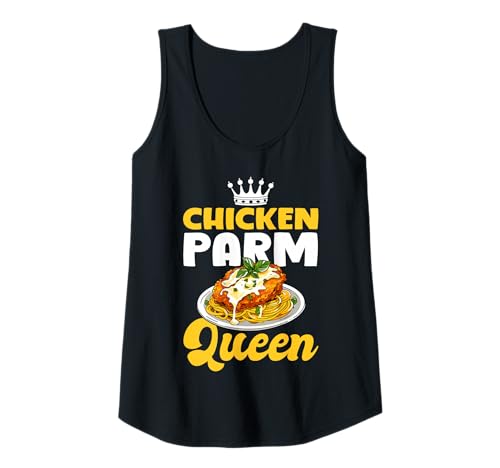 Damen Chicken Parm Queen Lover Tank Top Damen Chicken Parm Queen Lover Tank Top von Chicken Parm Liebhaber Design Idee