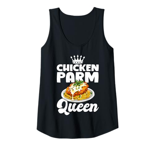 Damen Chicken Parm Queen Lover Tank Top Damen Chicken Parm Queen Lover Tank Top von Chicken Parm Liebhaber Design Idee