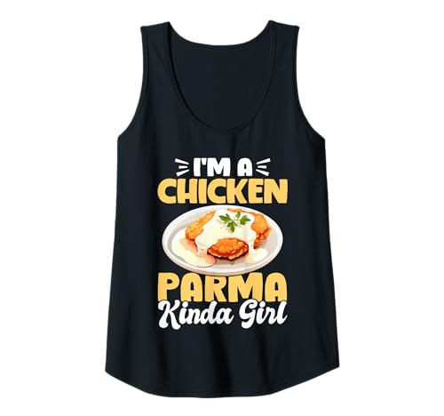 Damen Im A Chicken Parm Kinda Girl Lover Tank Top von Chicken Parm Liebhaber Design Idee