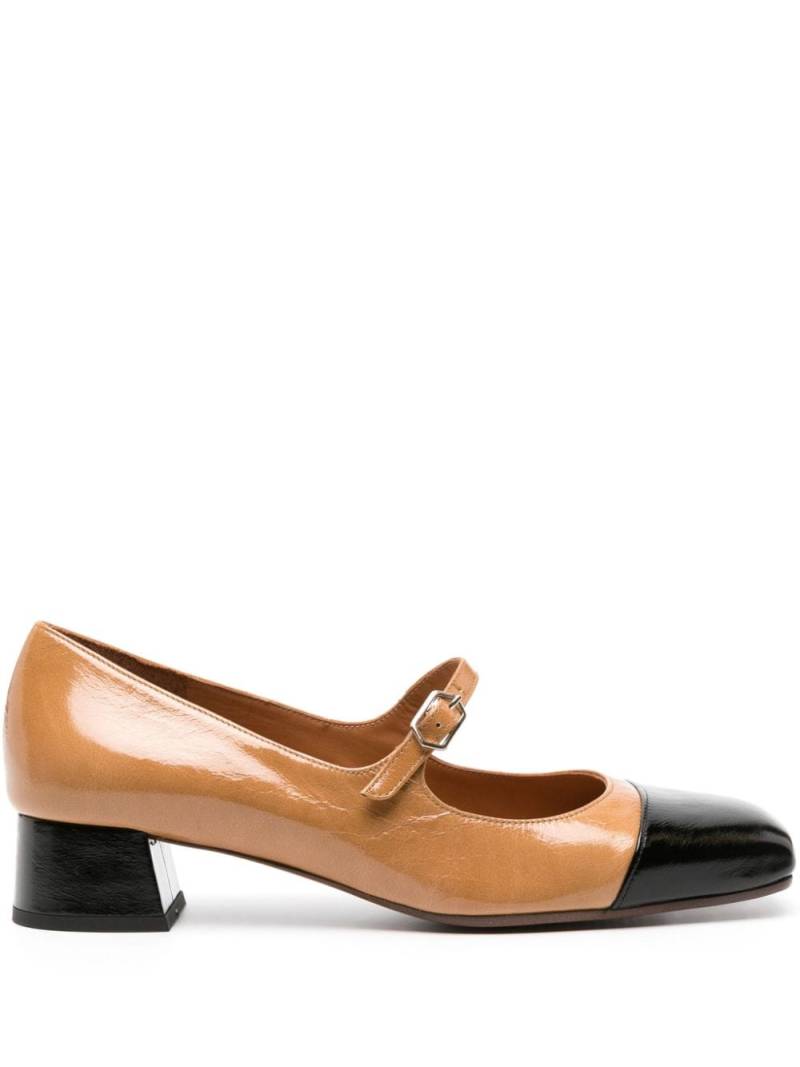 Chie Mihara Pumps mit eckiger Kappe 45mm - Braun von Chie Mihara