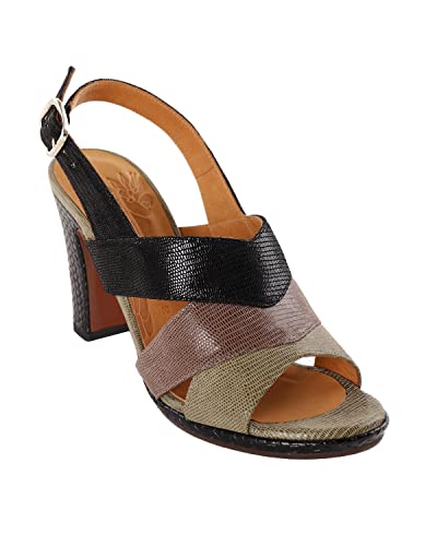 Chie Mihara Damen ADINA37 High Heel Sandal, Hunt Green, Brown, Black, 37 EU von Chie Mihara