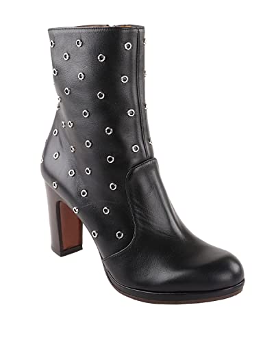 Chie Mihara Damen Coin NEG Mid Calf Boot, Negro, 38 EU von Chie Mihara