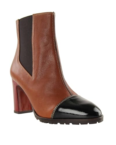 Chie Mihara Damen ETU35 Chelsea Boot, Black, Brown, Burgundy, 35 EU von Chie Mihara