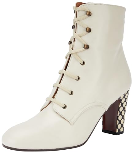 Chie Mihara Damen WALALA41 Fashion Boot, White, Black, 41 EU von Chie Mihara