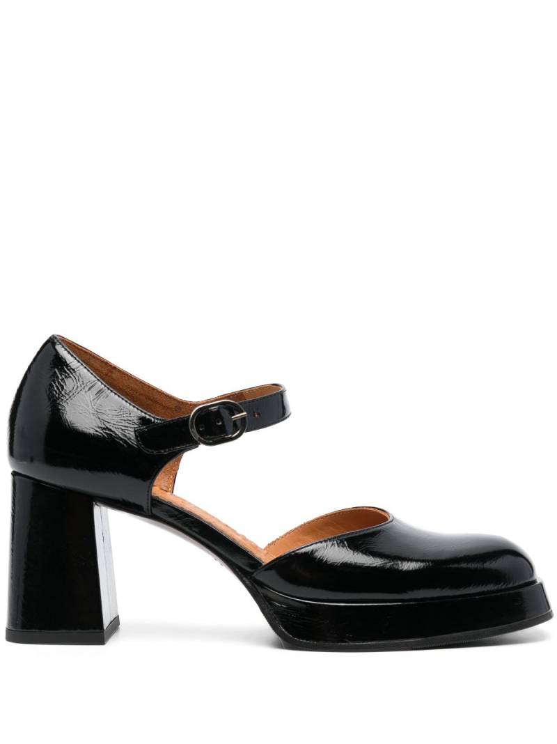 Chie Mihara Pumps aus Lackleder 80mm - Schwarz von Chie Mihara