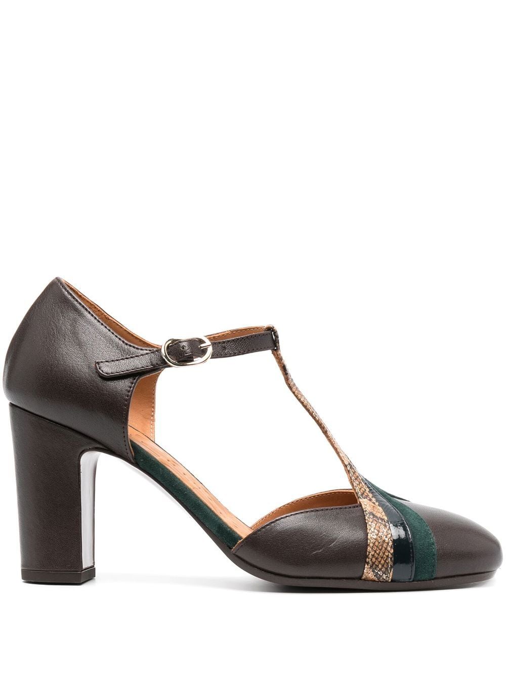 Chie Mihara Pumps mit runder Kappe 85mm - Braun von Chie Mihara