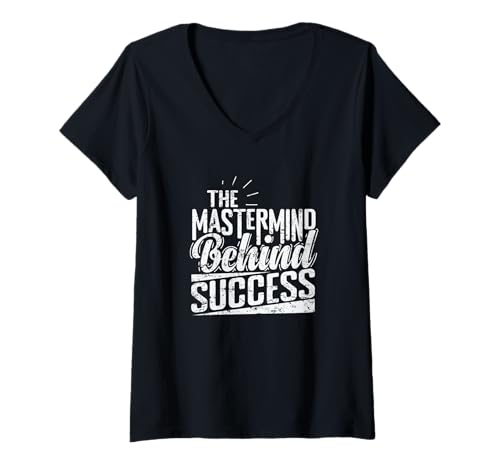 Damen Der Mastermind hinter dem Erfolg T-Shirt mit V-Ausschnitt Damen Der Mastermind hinter dem Erfolg T-Shirt mit V-Ausschnitt von Chief supervisor manager head of department