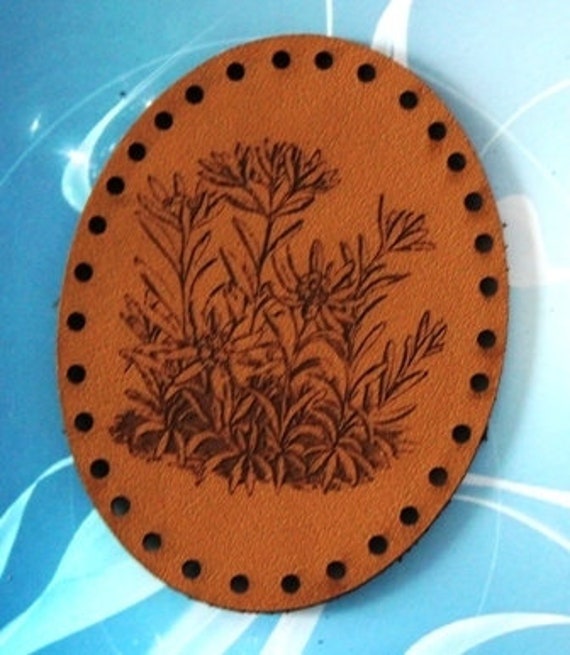 Lederapplikation Edelweiß Lan-521 von ChiemgauFlair