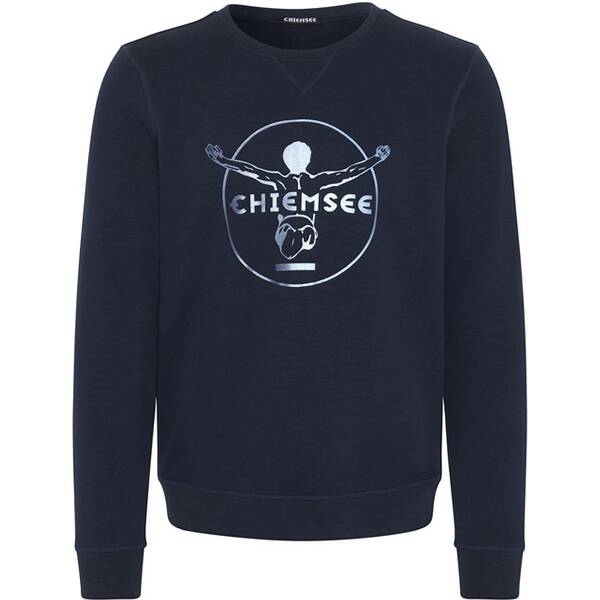 CHIEMSEE Sweatshirt Unisex mit großem Rückenprint - GOTS zertifiziert von Chiemsee