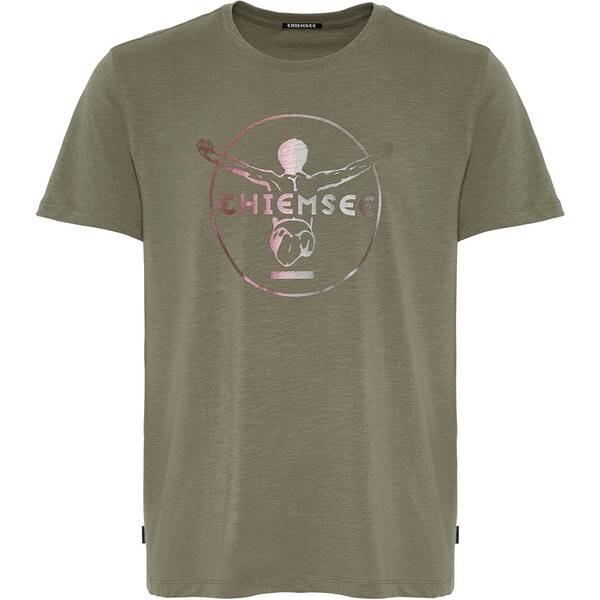 CHIEMSEE T-Shirt mit changierendem CHIEMSEE Printrint - GOTS zertifiziert von Chiemsee