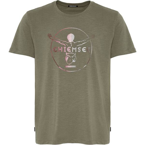 CHIEMSEE T-Shirt mit changierendem CHIEMSEE Printrint - GOTS zertifiziert von Chiemsee