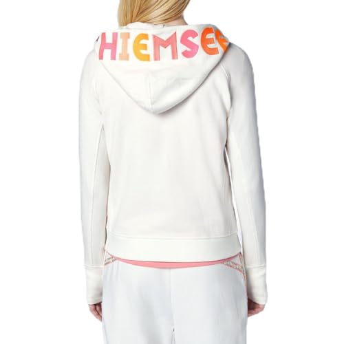 CHIEMSEE Unterjacken Hoodiejacke Logo an der Kapuze Star White S von Chiemsee