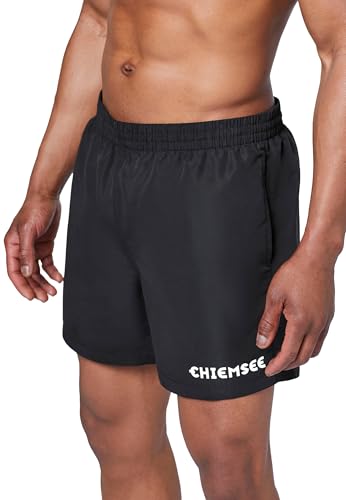 Chiemsee Badehose Herren blau I Regular Fit Badeshorts mit elastischem Bund & Kordel I Schnelltrocknend, mit Mesh-Innenslip & Taschen I Schwimmhose in der Farbe Black, Größe XL von Chiemsee