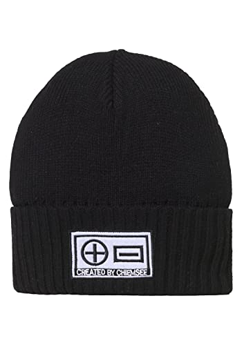 CHIEMSEE Beanie mit PLUS-MINUS-Patch von CHIEMSEE