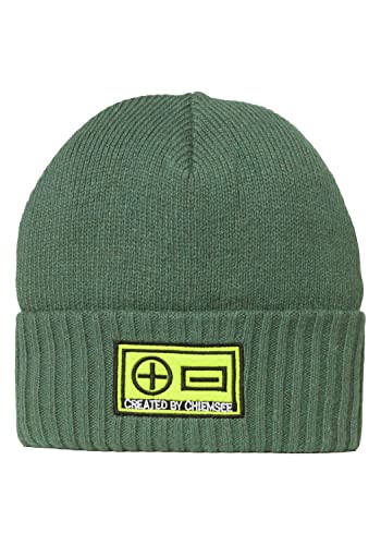 CHIEMSEE Beanie mit PLUS-MINUS-Patch von CHIEMSEE