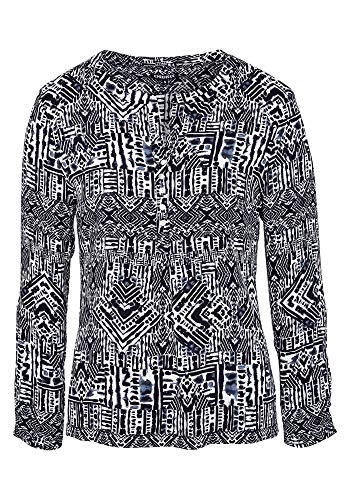 Chiemsee Damen Bluse Woman 0, Black/White, M von Chiemsee