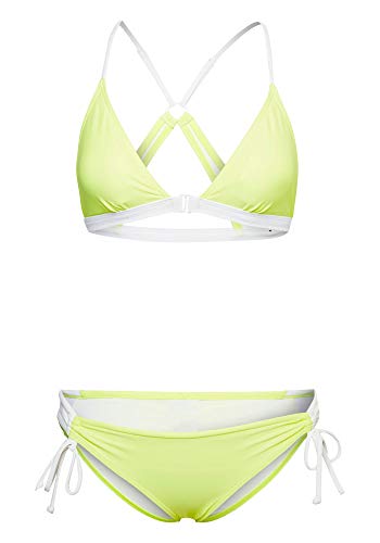 Chiemsee Damen Woman Bikini, Neon Yellow, 40/A/B von Chiemsee