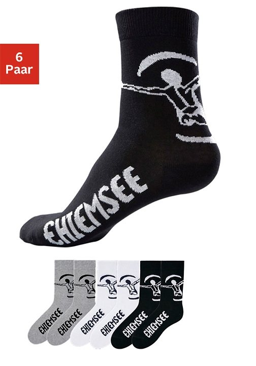 Chiemsee Freizeitsocken (Set, 6-Paar) in pflegeleichter Markenqualität von Chiemsee