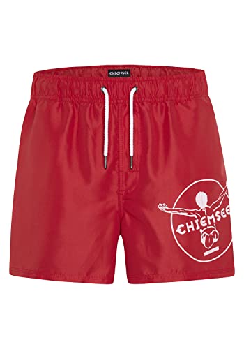 CHIEMSEE Badeshorts mit Label-Symbol und Taschen von CHIEMSEE