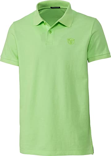 Chiemsee Herren Poloshirt, 100% Baumwolle, bequemes Poloshirt/T-Shirt mit lässigem Kragen, leichte Herrenoberbekleidung, atmungsaktiv & luftdurchlässig, Hellgrün, Gr. L von Chiemsee