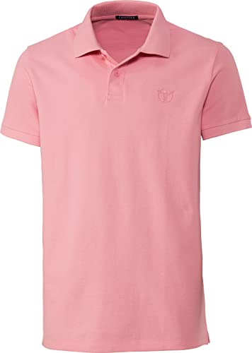 Chiemsee Herren Poloshirt, 100% Baumwolle, bequemes Poloshirt/T-Shirt mit lässigem Kragen, leichte Herrenoberbekleidung, atmungsaktiv & luftdurchlässig, Rose, Gr. 3XL von Chiemsee