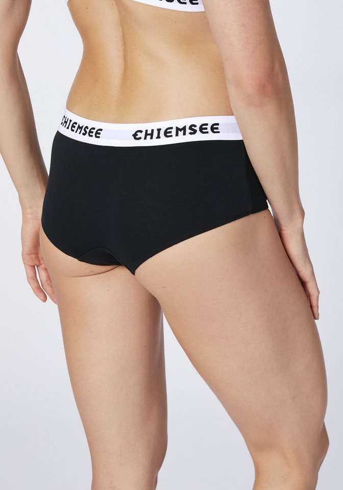 Chiemsee Hipster Hipster-Panty im Dreierpack mit Logo-Bund 3 (3er-Pack, 3-St) von Chiemsee
