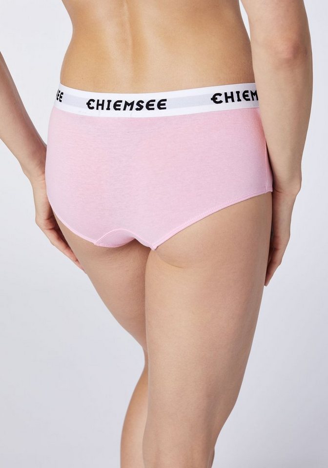 Chiemsee Hipster Hipster-Panty im Dreierpack mit Logo-Bund 3 (3er-Pack, 3-St) von Chiemsee