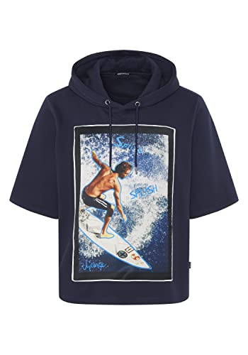 CHIEMSEE Kurzarm-Hoodie mit Frontprint von CHIEMSEE