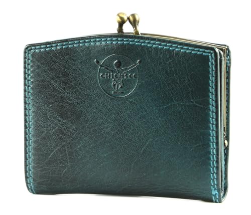 Chiemsee Leather Wallet Petrol von Chiemsee