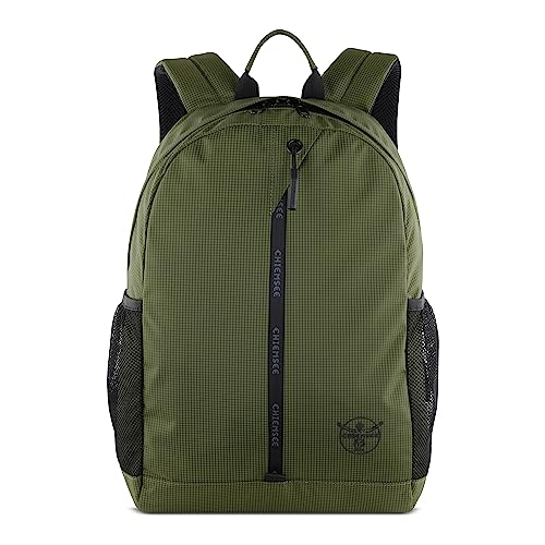 Chiemsee Light N Base Rucksack klein für Damen und Herren - 13 Zoll Laptopfach, olive von Chiemsee