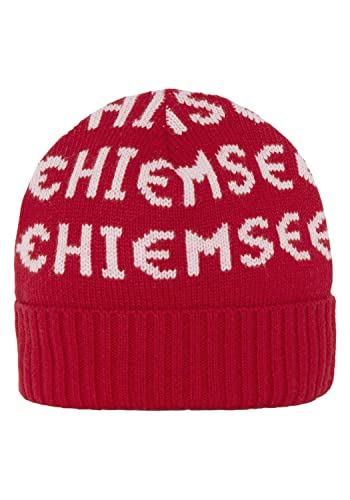 CHIEMSEE Strickmütze mit Logo-Muster von CHIEMSEE