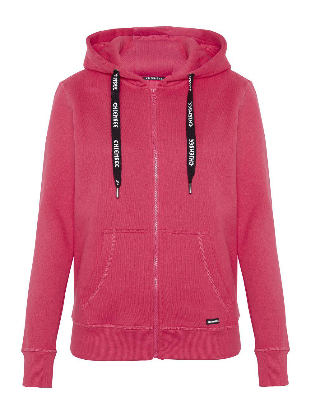 Chiemsee Sweatjacke Damen Baumwolle bedruckt, pink von Chiemsee