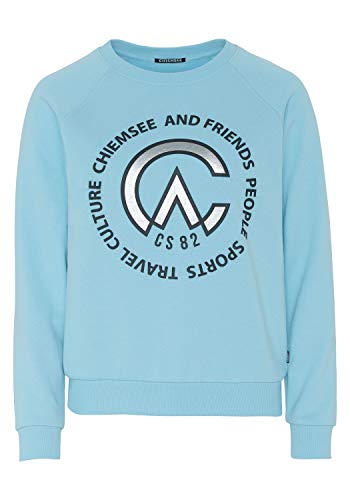 Chiemsee Sweatshirt mit lässiger Passform - GOTS-Zertifiziert M Blue Topaz von Chiemsee
