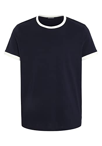 T-Shirt mit Kontrast-Akzenten von CHIEMSEE