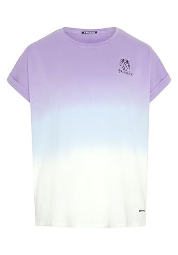 T-Shirt im Dip-Dye-Look mit Stickerei von Chiemsee