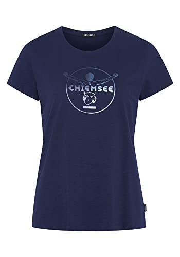 T-Shirt mit Jumper-Frontprint von CHIEMSEE