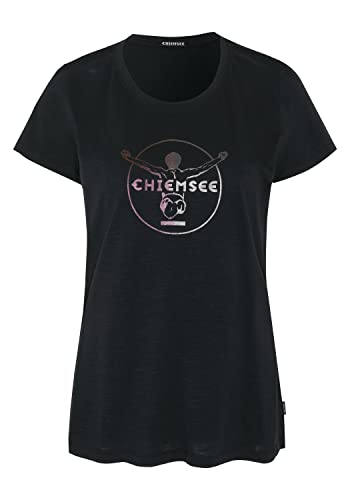 T-Shirt mit Jumper-Frontprint von CHIEMSEE