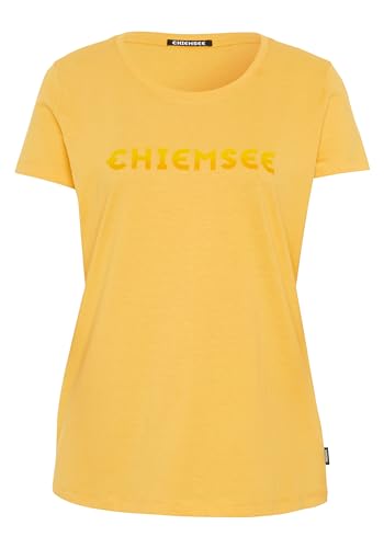 T-Shirt mit Logo in Farbverlauf-Optik von Chiemsee