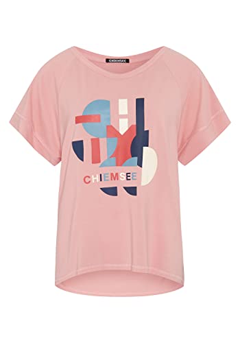 T-Shirt im geometrischen Logo-Design von CHIEMSEE