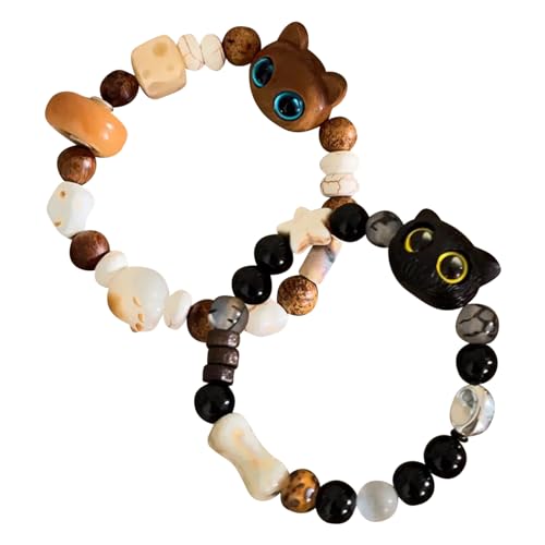 Boho-Katzen-Armband, Boho-Stil, elastisches Armband, Vintage-Stil, lichtbeständig, Kätzchen-Design, ideal für Mädchen, Schwestern oder Töchter Boho-Katzen-Armband, Boho-Stil, elastisches Armband, Vintage-Stil, lichtbeständig, Kätzchen-Design, ideal für Mädchen, Schwestern oder Töchter von Chienc
