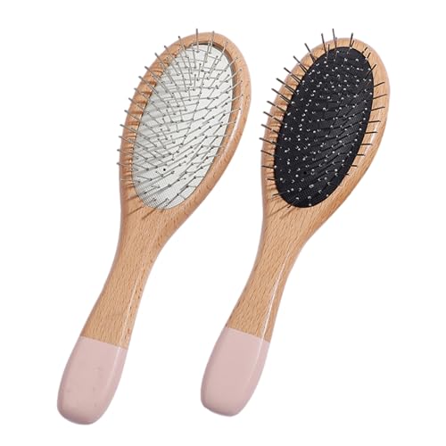 Glättende Haarbürste – Entwirrungsbürste aus Holz mit weichen Borsten, knotenfreies Styling, ideal für Frauen, Männer, Mädchen, Reisen und den täglichen Gebrauch von Chienc